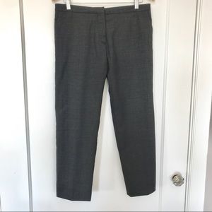MARNI straight leg cropped trouser charcoal grey